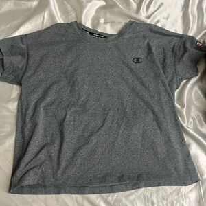 Champion Gray Short Sleeve Tee Classic Fit